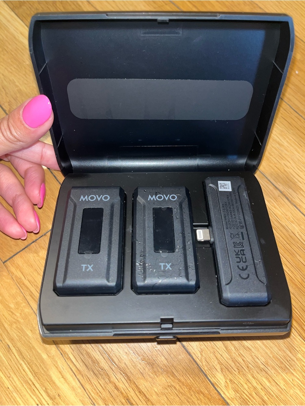 OVO / MOVO Dual TX Wireless Lavalier Microphone Kit - Black